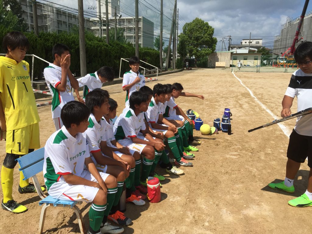 「８月お盆休み前はガンガン試合で修行中！暑い中、走り切ります！」